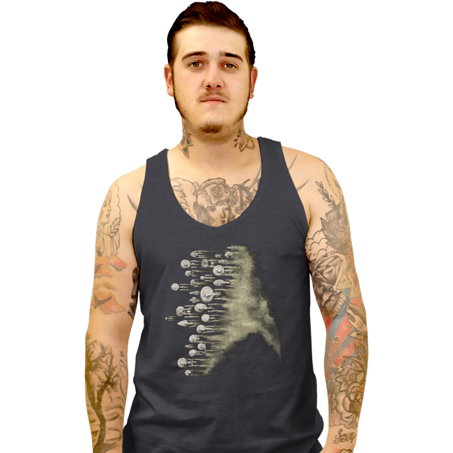 Daily_Deal_Shirts Tank Top, Unisex / Small / Dark Heather Symbol Of The Federation
