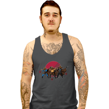 Load image into Gallery viewer, Daily_Deal_Shirts Tank Top, Unisex / Small / Charcoal Straw Hats, Magic, And Kung Fu
