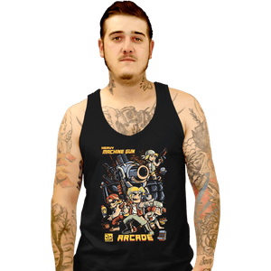 Daily_Deal_Shirts Tank Top, Unisex / Small / Black Metal Slug