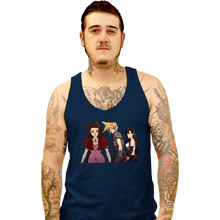 Load image into Gallery viewer, Shirts Tank Top, Unisex / Small / Navy Distracted Cloud
