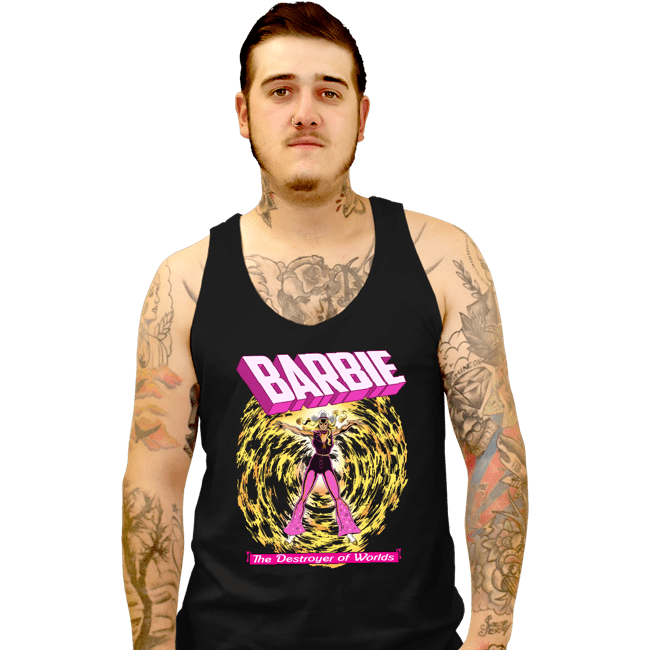 Secret_Shirts Tank Top, Unisex / Small / Black Dark Barbie