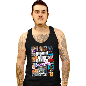 Shirts Tank Top, Unisex / Small / Black Grand Theft Office
