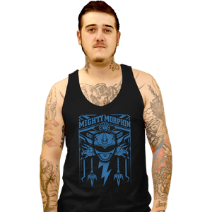 Shirts Tank Top, Unisex / Small / Black Blue Ranger