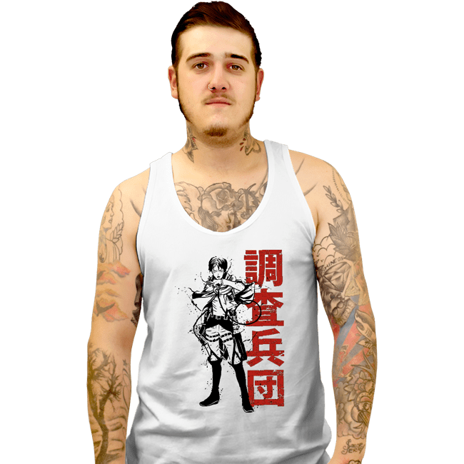 Shirts Tank Top, Unisex / Small / White Titan Shifter