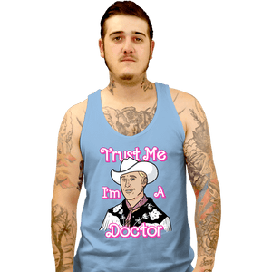 Secret_Shirts Tank Top, Unisex / Small / Powder Blue Doctor Doll