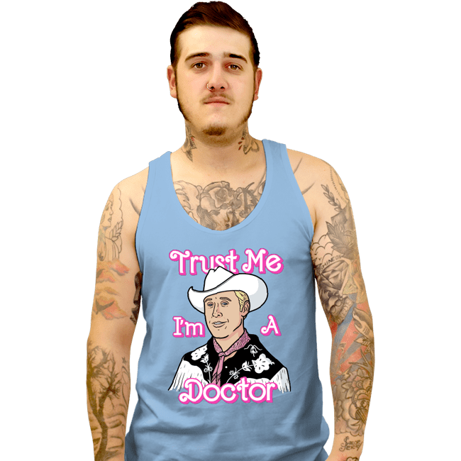 Secret_Shirts Tank Top, Unisex / Small / Powder Blue Doctor Doll