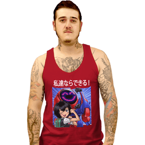 Shirts Tank Top, Unisex / Small / Red Peni Can Do Whatever A Spider Can