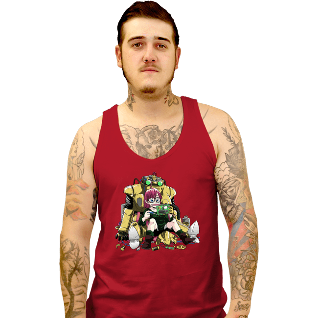 Secret_Shirts Tank Top, Unisex / Small / Red Robo Upgrade