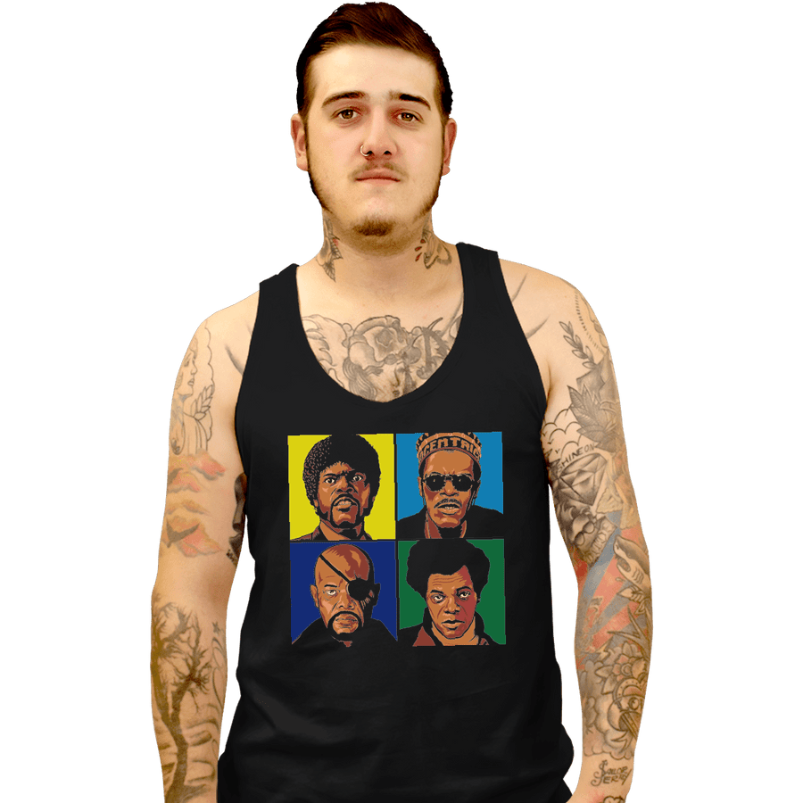 Shirts Tank Top, Unisex / Small / Black Pop Sam Jackson