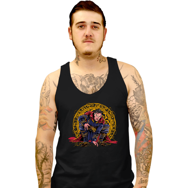 Secret_Shirts Tank Top, Unisex / Small / Black Strange Knight