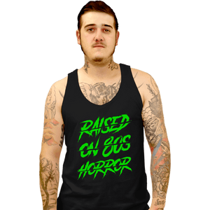 Shirts Tank Top, Unisex / Small / Black Green Horror