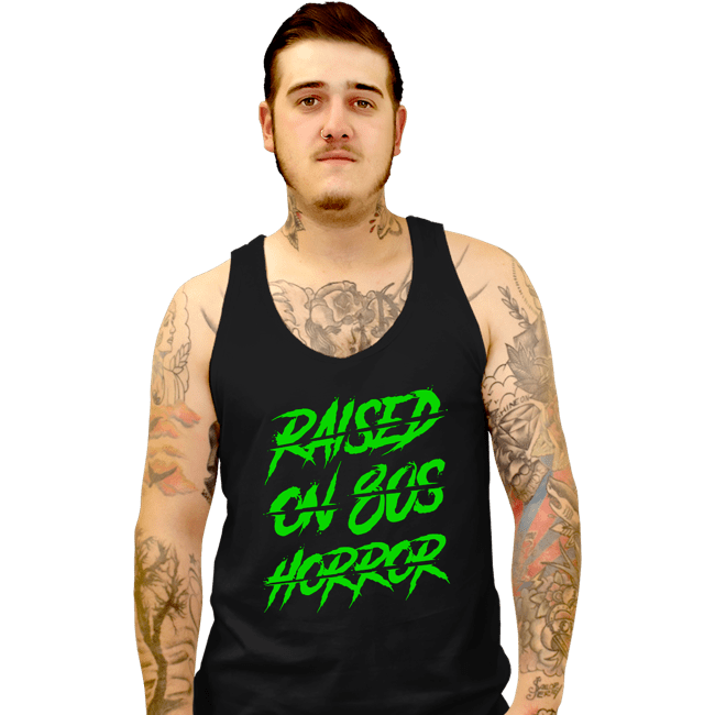 Shirts Tank Top, Unisex / Small / Black Green Horror