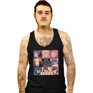 Shirts Tank Top, Unisex / Small / Black Ghibli Bunch