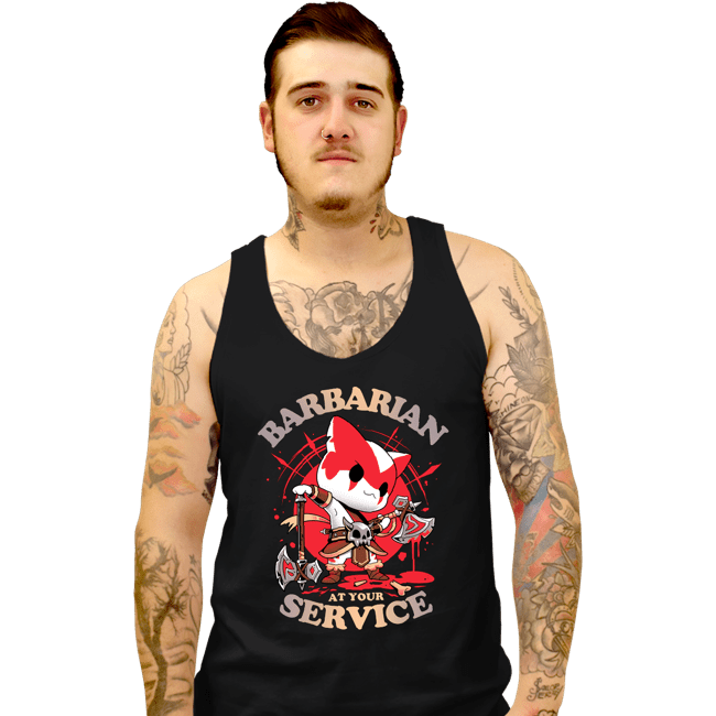 Daily_Deal_Shirts Tank Top, Unisex / Small / Black Barbarian's Call