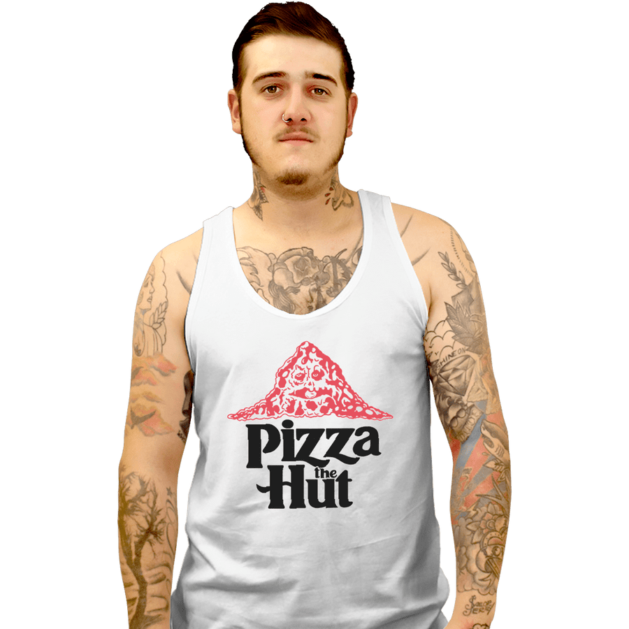 Shirts Tank Top, Unisex / Small / White Pizza The Hut