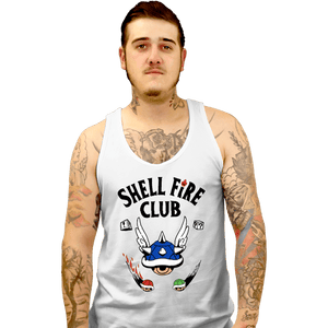 Secret_Shirts Tank Top, Unisex / Small / White Shellfire Club