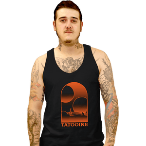 Shirts Tank Top, Unisex / Small / Black Tatooine