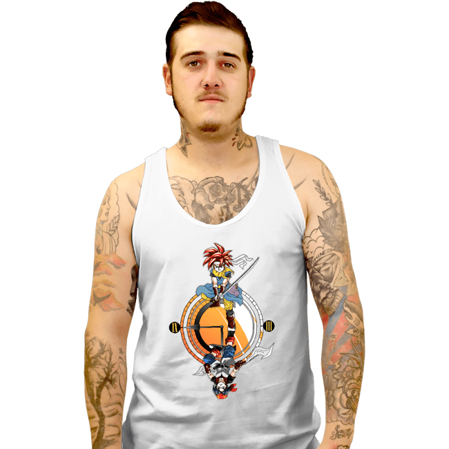 Daily_Deal_Shirts Tank Top, Unisex / Small / White Cross Dimension