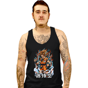 Daily_Deal_Shirts Tank Top, Unisex / Small / Black Rage Goku