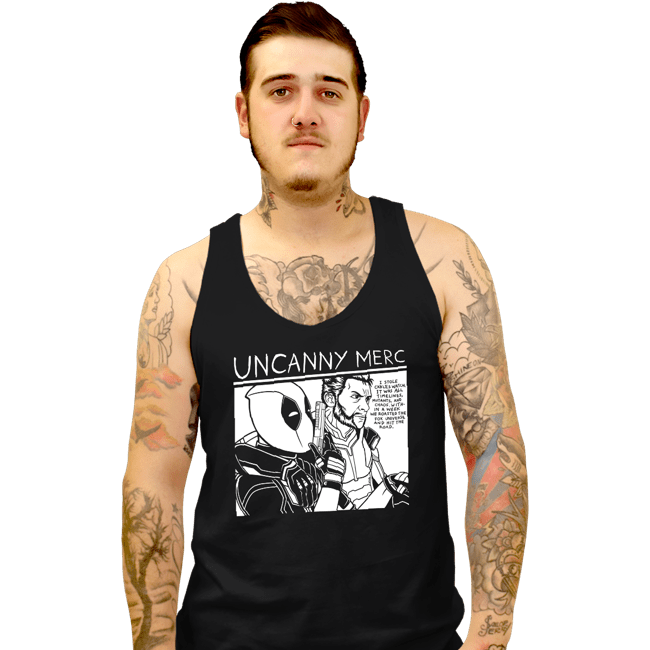 Daily_Deal_Shirts Tank Top, Unisex / Small / Black Uncanny Merc