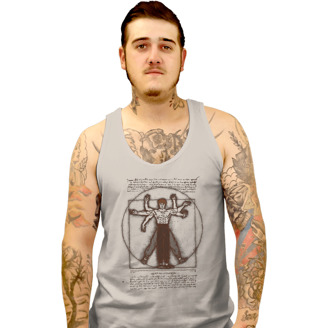 Daily_Deal_Shirts Tank Top, Unisex / Small / White Vitruvian Dragon