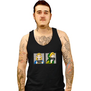 Shirts Tank Top, Unisex / Small / Black Arrested In Hyrule