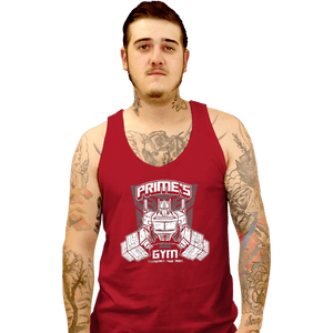 Shirts Tank Top, Unisex / Small / Red Prime's Gym