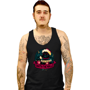 Daily_Deal_Shirts Tank Top, Unisex / Small / Black Darth The Halls