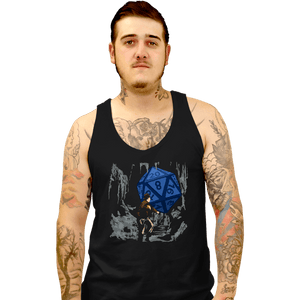 Daily_Deal_Shirts Tank Top, Unisex / Small / Black Indy And The Dice Of Doom