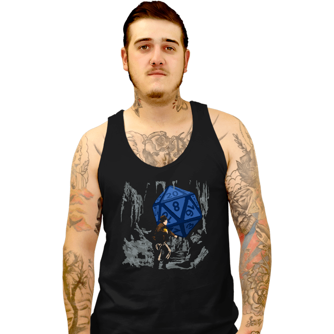 Daily_Deal_Shirts Tank Top, Unisex / Small / Black Indy And The Dice Of Doom