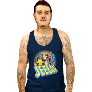 Shirts Tank Top, Unisex / Small / Navy Distracted Jeeean