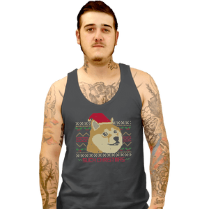 Shirts Tank Top, Unisex / Small / Charcoal Such Christmas
