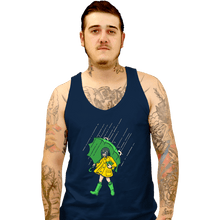 Load image into Gallery viewer, Secret_Shirts Tank Top, Unisex / Small / Navy Frog Girl
