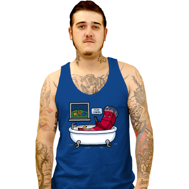Daily_Deal_Shirts Tank Top, Unisex / Small / Royal Blue Piece On The Way