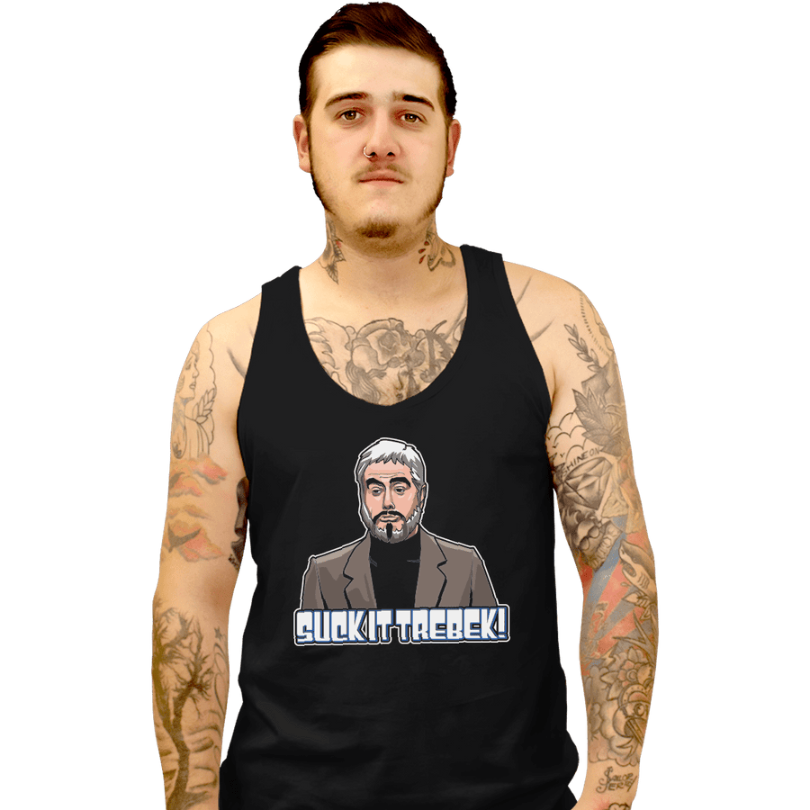 Shirts Tank Top, Unisex / Small / Black Suck It, Trebek!