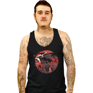 Shirts Tank Top, Unisex / Small / Black Birds