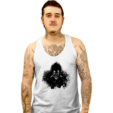 Load image into Gallery viewer, Shirts Tank Top, Unisex / Small / White Bored Shinigami
