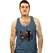 Load image into Gallery viewer, Daily_Deal_Shirts Tank Top, Unisex / Small / Indigo Blue Leon
