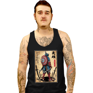 Daily_Deal_Shirts Tank Top, Unisex / Small / Black Captain Samurai