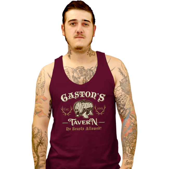 Secret_Shirts Tank Top, Unisex / Small / Maroon Gaston's Tavern