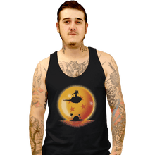 Load image into Gallery viewer, Shirts Tank Top, Unisex / Small / Black Goku on Sunset
