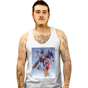 Daily_Deal_Shirts Tank Top, Unisex / Small / White Wing Zero Watercolor