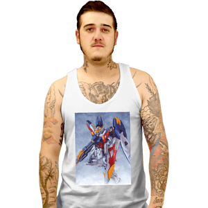 Daily_Deal_Shirts Tank Top, Unisex / Small / White Wing Zero Watercolor