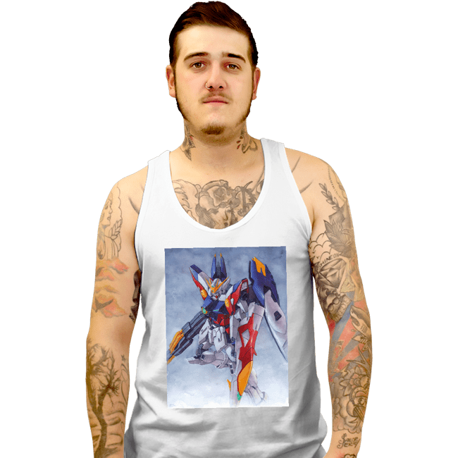 Daily_Deal_Shirts Tank Top, Unisex / Small / White Wing Zero Watercolor
