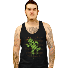 Load image into Gallery viewer, Secret_Shirts Tank Top, Unisex / Small / Black Cactuar Graffiti
