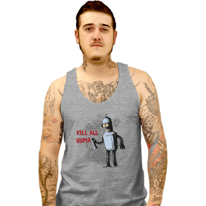 Shirts Tank Top, Unisex / Small / Sports Grey Kill All Humans