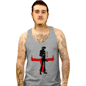 Shirts Tank Top, Unisex / Small / Sports Grey Crimson Cowboy