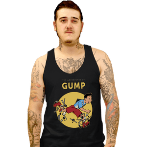 Daily_Deal_Shirts Tank Top, Unisex / Small / Black The Adventures Of Gump