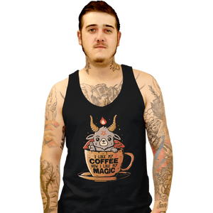 Secret_Shirts Tank Top, Unisex / Small / Black Black Coffee Cup