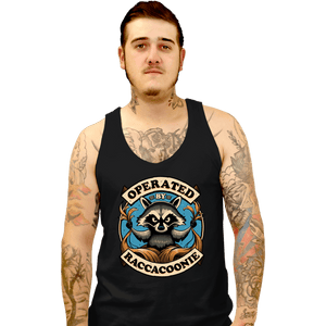 Daily_Deal_Shirts Tank Top, Unisex / Small / Black Raccoon Supremacy